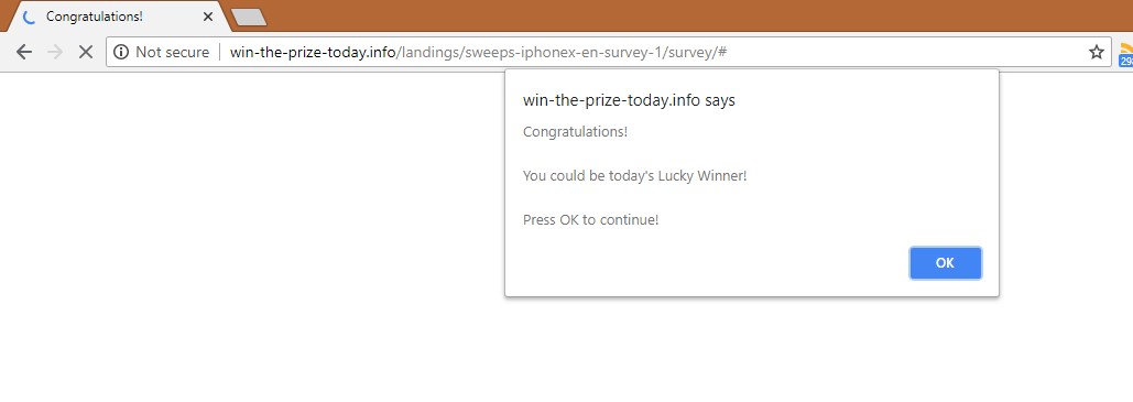 How to remove Win-the-prize-today.info Survey Scam