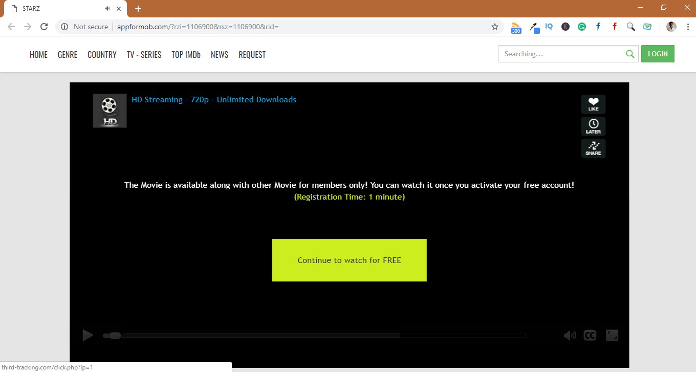 How to remove Appformob.com redirect