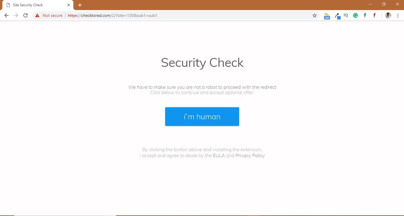 How to remove Checktored.com Redirect