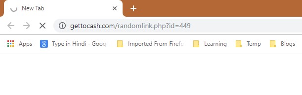 How to remove Gettocash.com Redirect