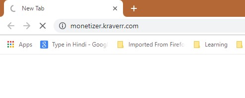 How to remove Monetizer.kraverr.com Redirect