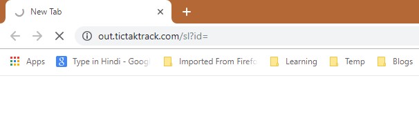 How to remove Out.tictaktrack.com Redirect