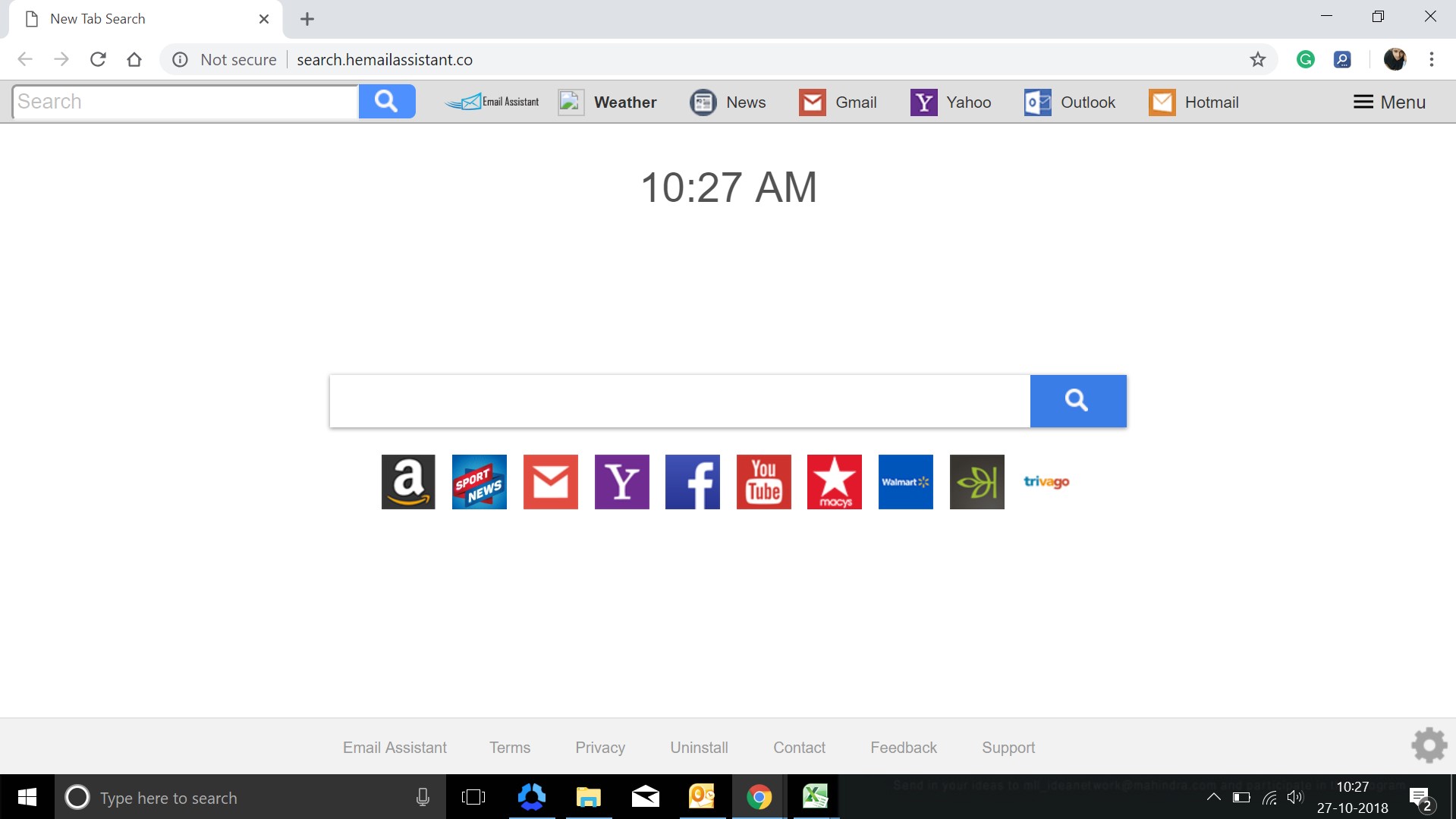 How to remove Search.hemailassistant.co Pop-up