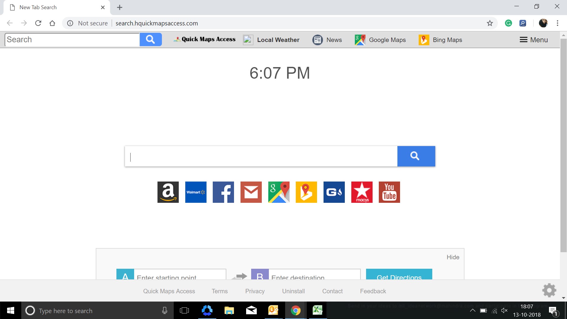 How to remove Search.hquickmapsaccess.com