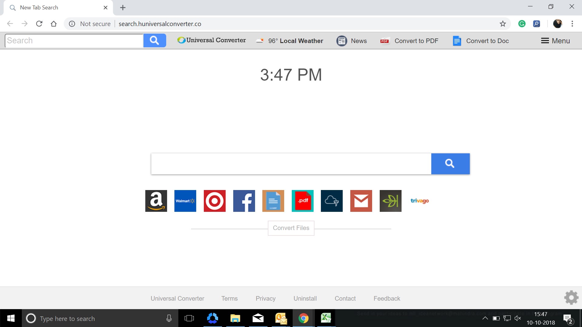 How to remove Search.huniversalconverter.co