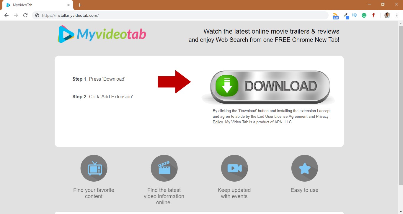 How to remove Install.myvideotab.com Hijacker