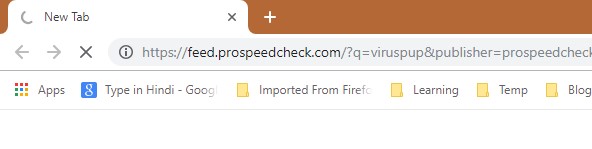How to remove Feed.prospeedcheck.com Redirect
