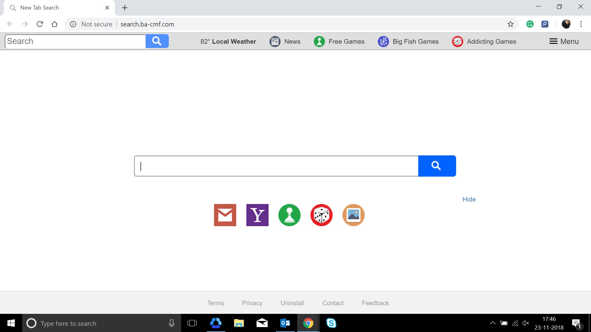 How to remove Search.ba-cmf.com Hijacker