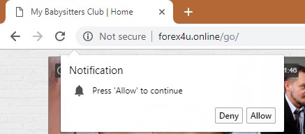 How to remove Forex4u.online Redirect Virus
