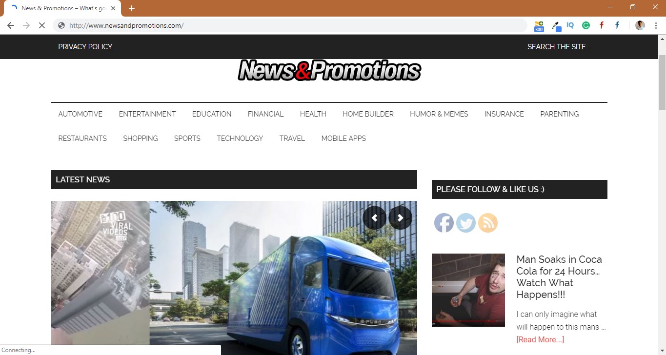 How to remove Newsandpromotions.com Redirect