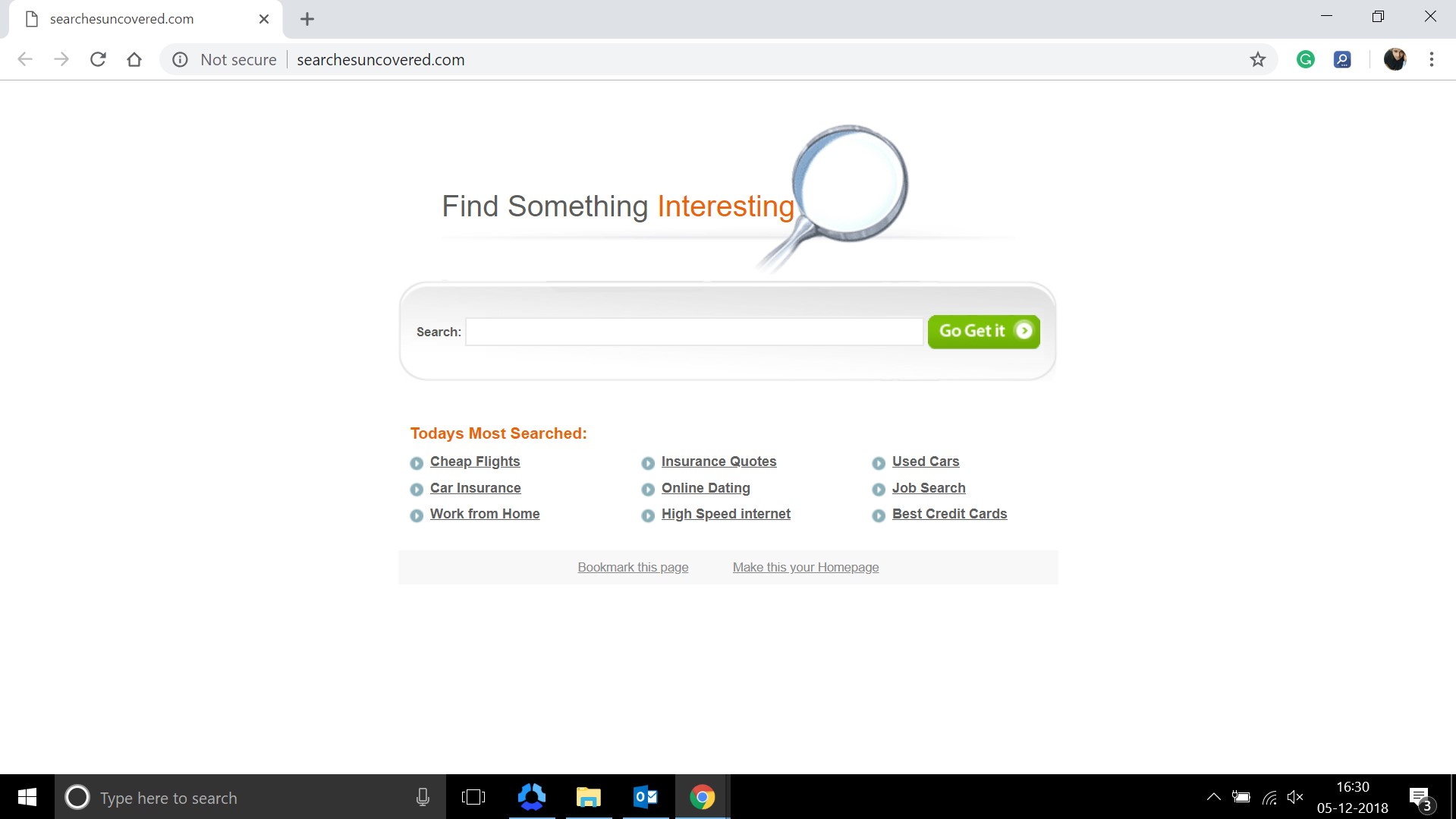 How to remove Searchesuncovered.com Hijacker