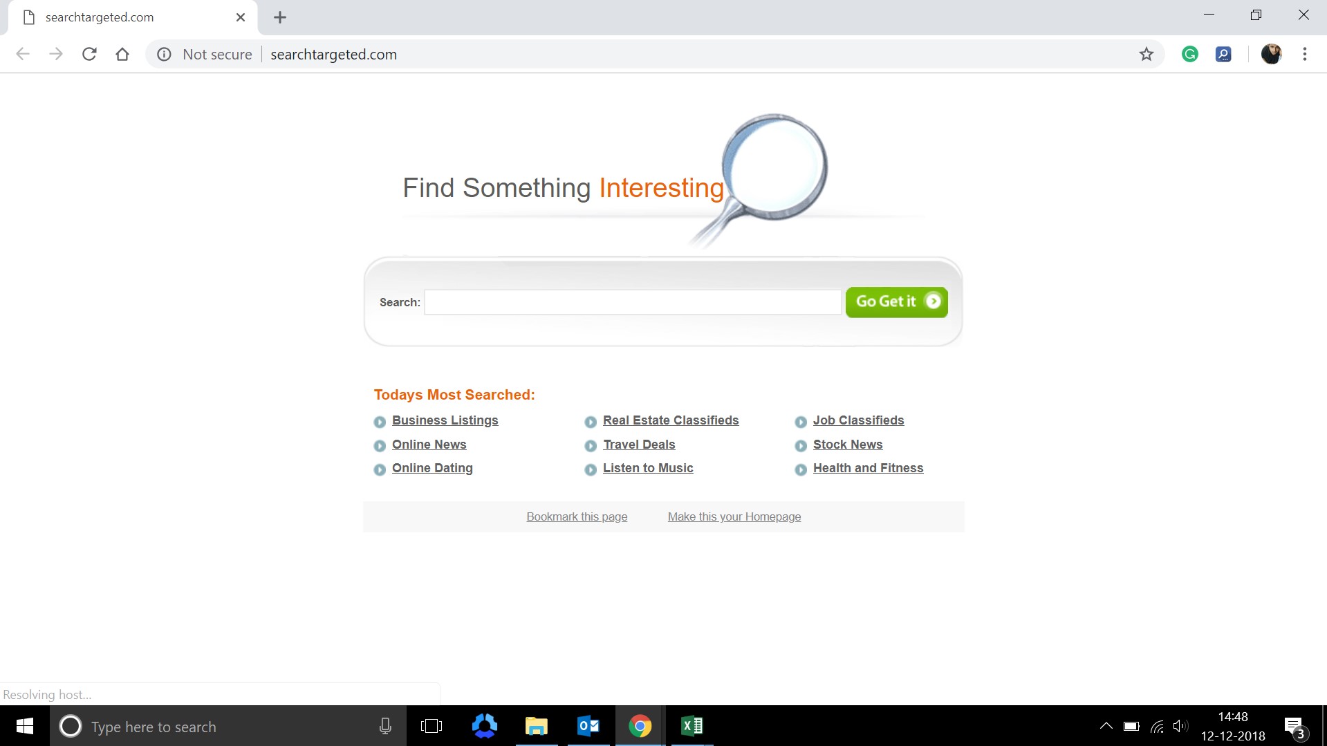 How to remove Searchtargeted.com