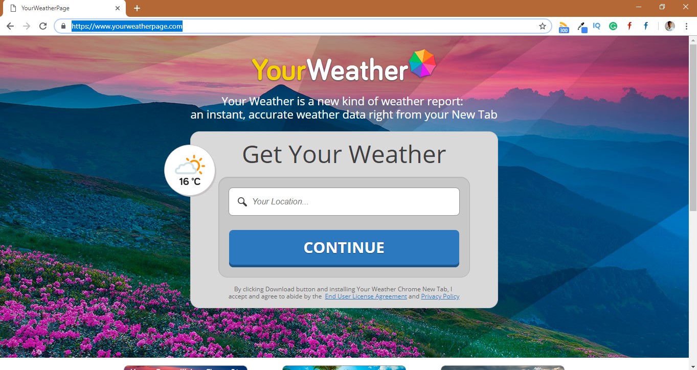 How to Remove Yourweatherpage.com Hijacker