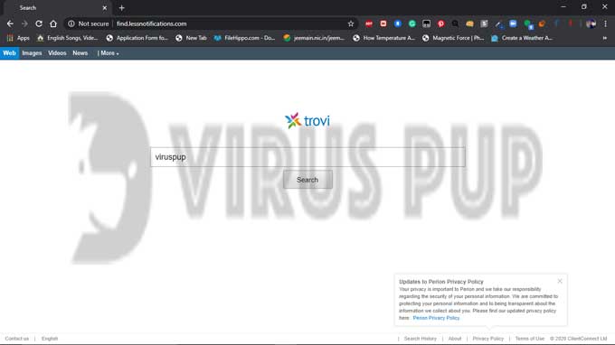 Delete Less Notifications Browser Hijacker