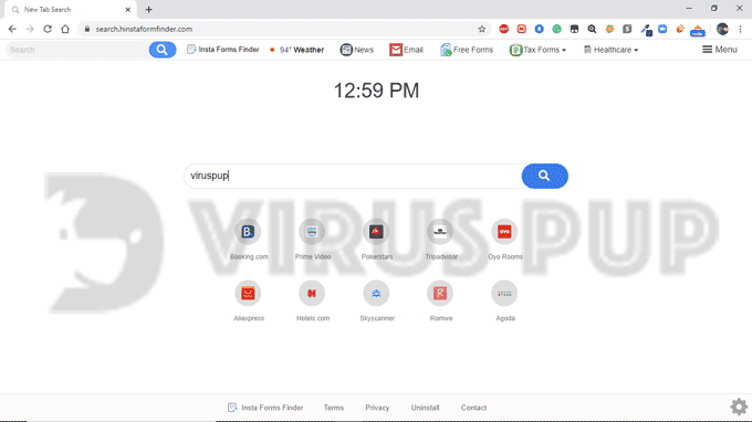 Insta Forms Finder Hijacker