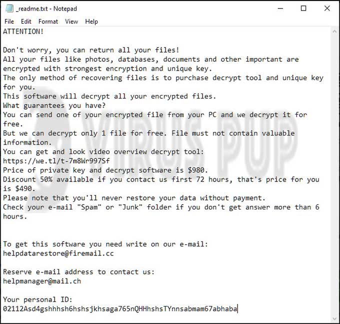 Lokd Ransom Note