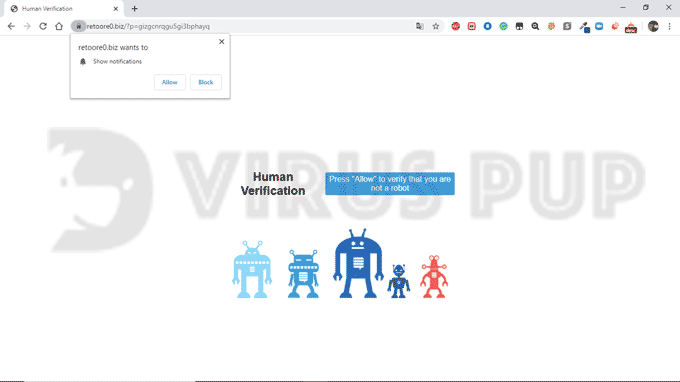 Retoore0.biz Pop Up Ad