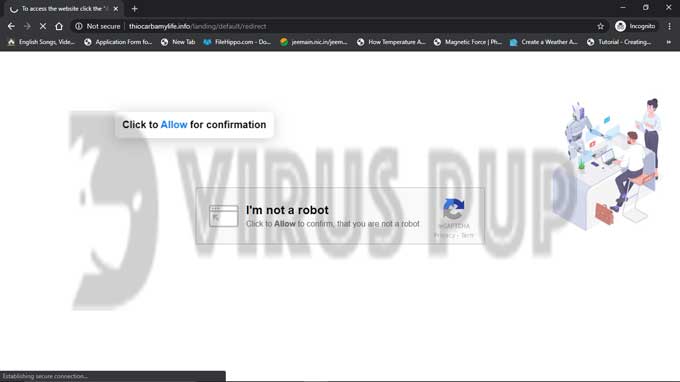 Thiocarbamylife.info Pop-UP