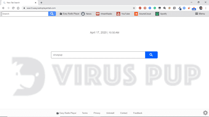 Easy Radio Player Tab