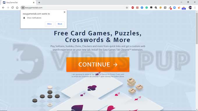 Easygamestab.com Pop Up Redirects