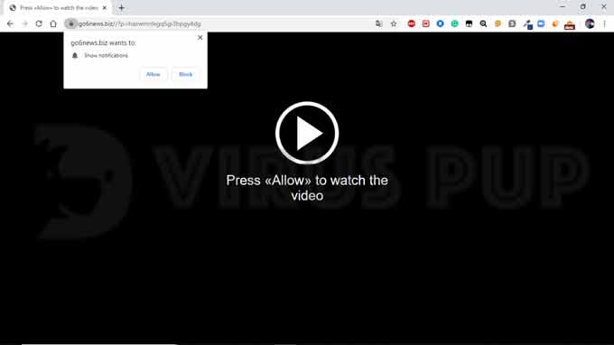 Go6news.biz pop-up