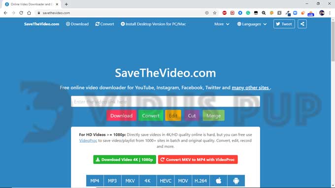 SaveTheVideo Adware