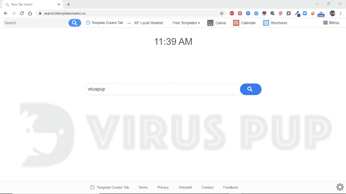 Template Creator Tab Hijacker