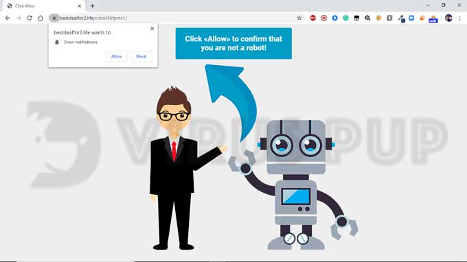 bestdealfor2 pop up ads