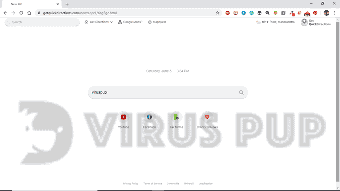 Get Quick Directions Hijacker