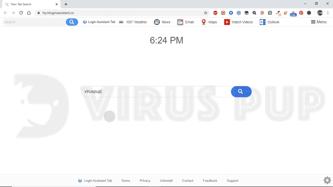 Login Assistant Redirect Virus