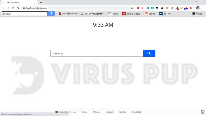 Watch Sports Here Hijacker