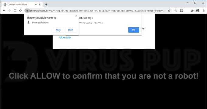 How to remove Cheersysinst.club