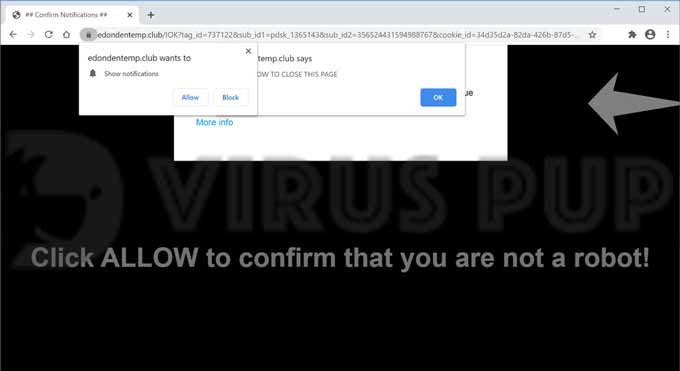 Remove Edondentemp.club
