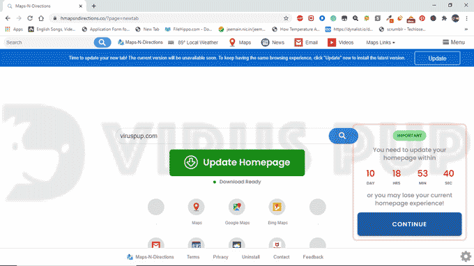 Remove Maps-N-Directions
