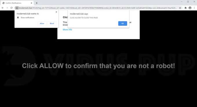 How to Remove Moderned.club