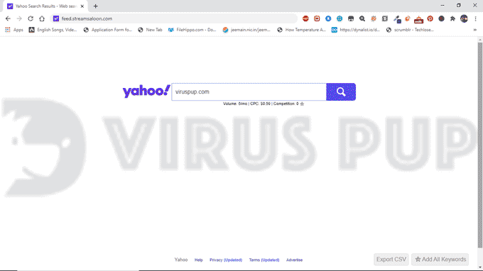 Remove StreamSaloon Search