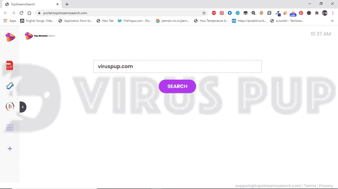How to Remove Top Streams Search