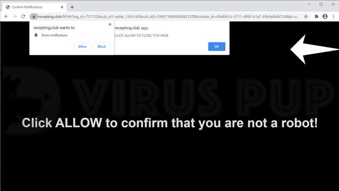 Remove Recepting.club