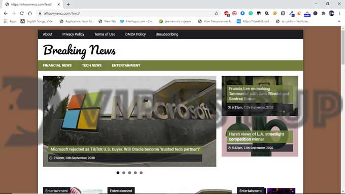 Delete Allwownewz.com Ads