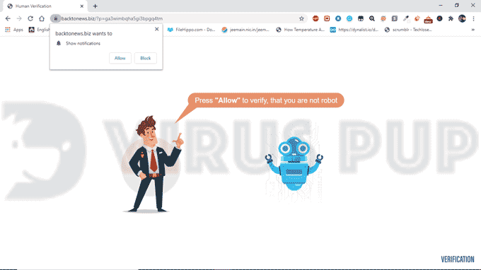 How to Remove Backtonews.biz