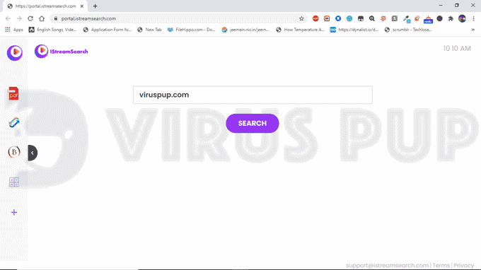 Uninstall IStreamSearch Hijacker