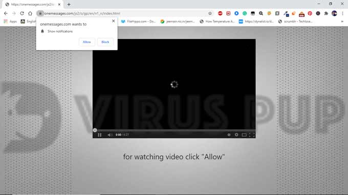 Remove Onemessages.com