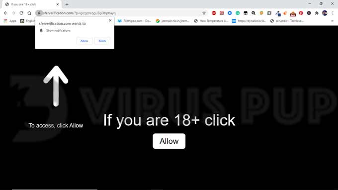 Remove Sferverification.com