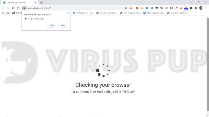 Uninstall Thefaceduck.com