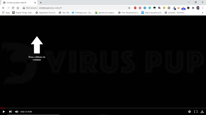 Remove Xrclicks.xyz Pop-up