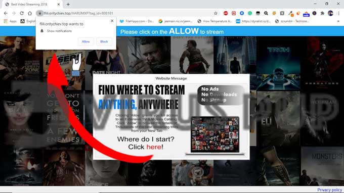 How to Delete Oritychiev.top Pop-ups