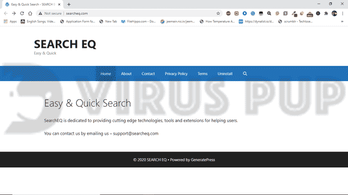 How to Remove EQSearch