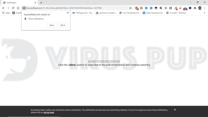 Uninstall Mycoolfeed
