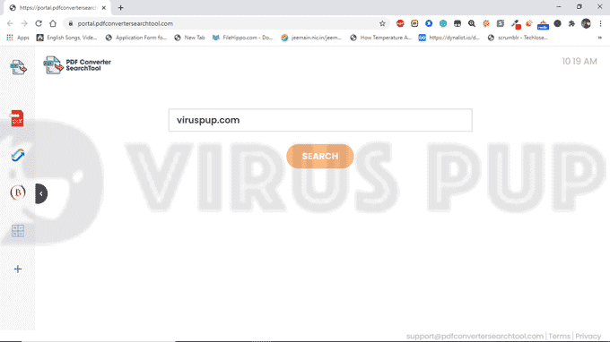 Delete PDFConverterSearchTool Hijacker