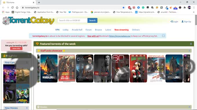 How to Delete Torrentgalaxy.to